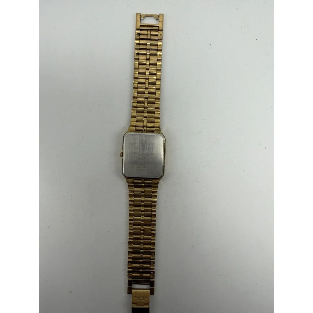 Pulsar V733-5000 New Battery Mens Tank Watch 28MM 7